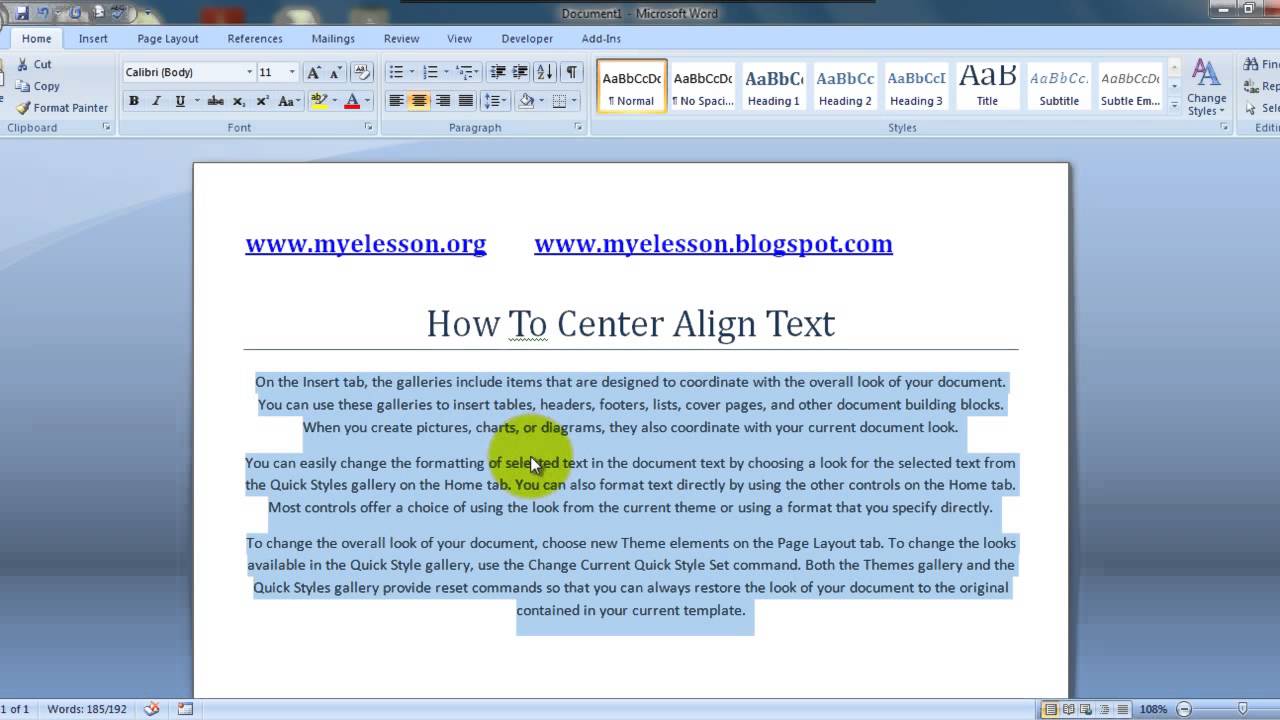 center watermark on text microsoft word for mac